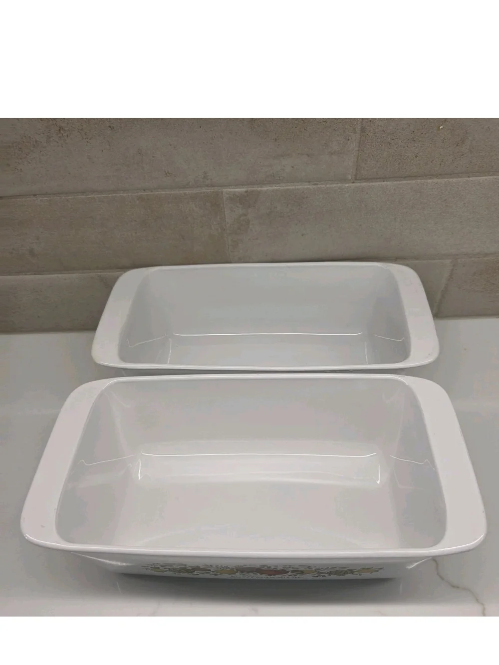 2x Vintage Corning Ware Spice of Life La Marjolaine P-315-B 9x5x3 Bread Loaf Pan